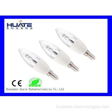 energy saving LED candle light golden ,silver metal color,good quality
